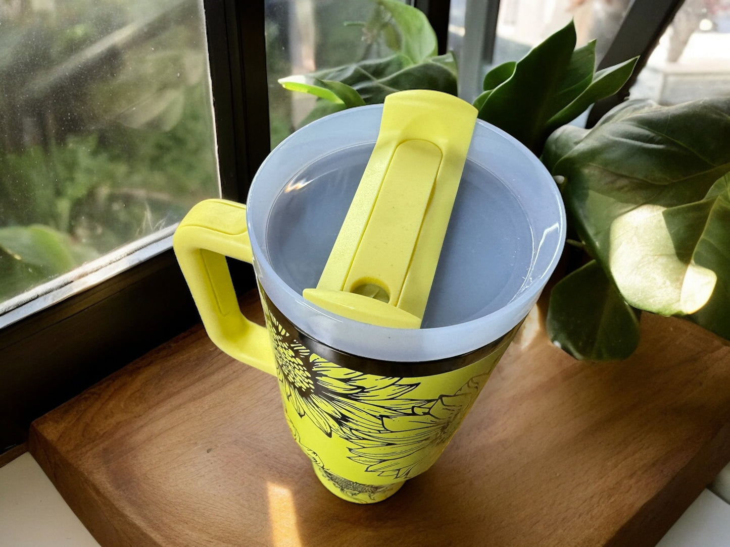 40oz Sunflower Design Tumbler