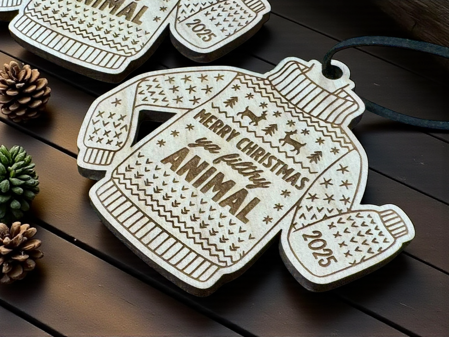 Merry Christmas Ya Filthy Animal Ornament