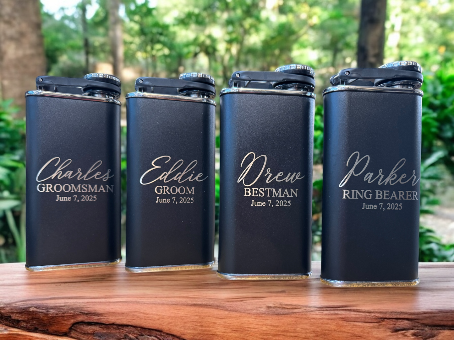 Personalized Flasks for Wedding