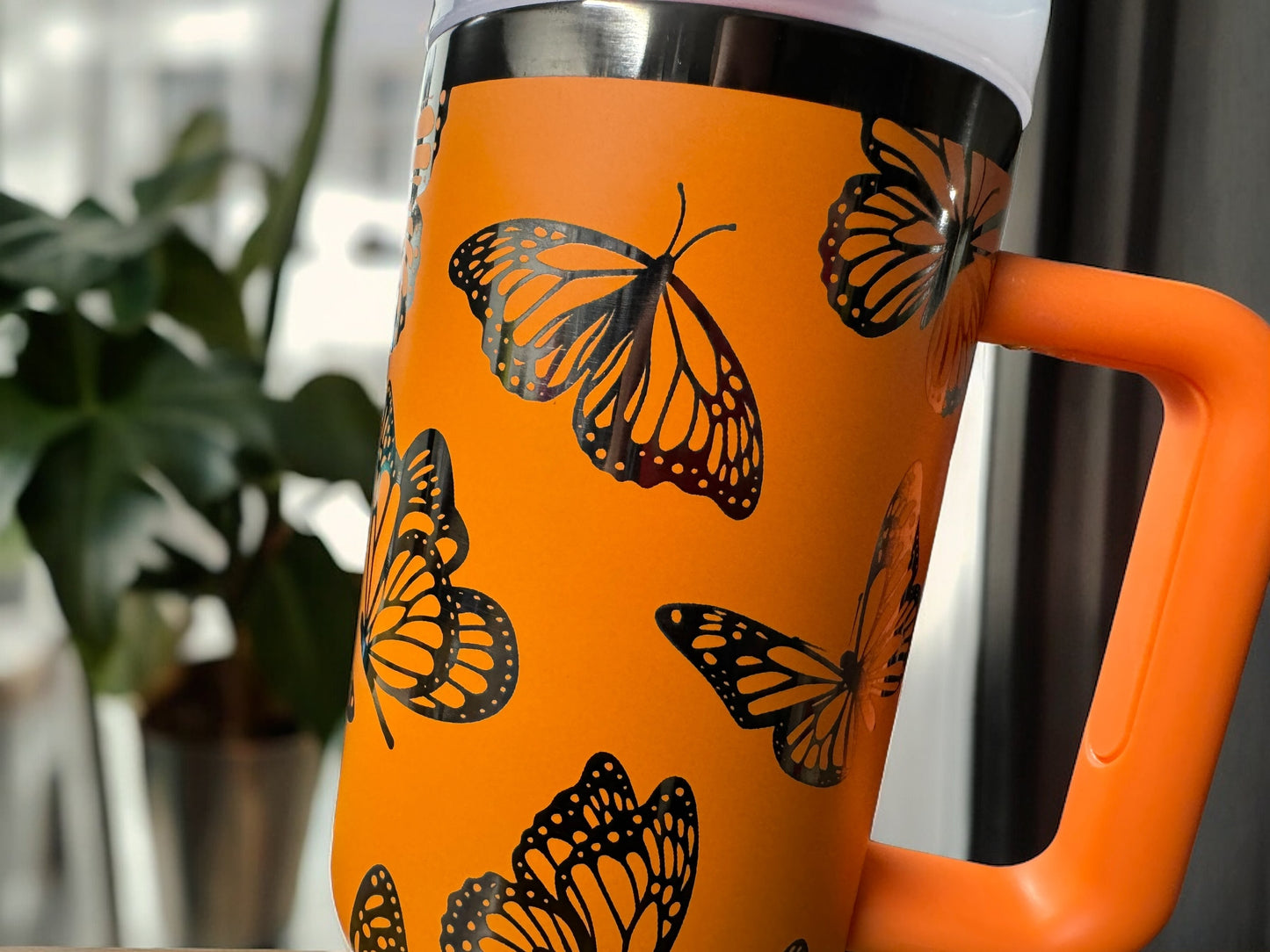40oz Monarch Butterfly Tumbler