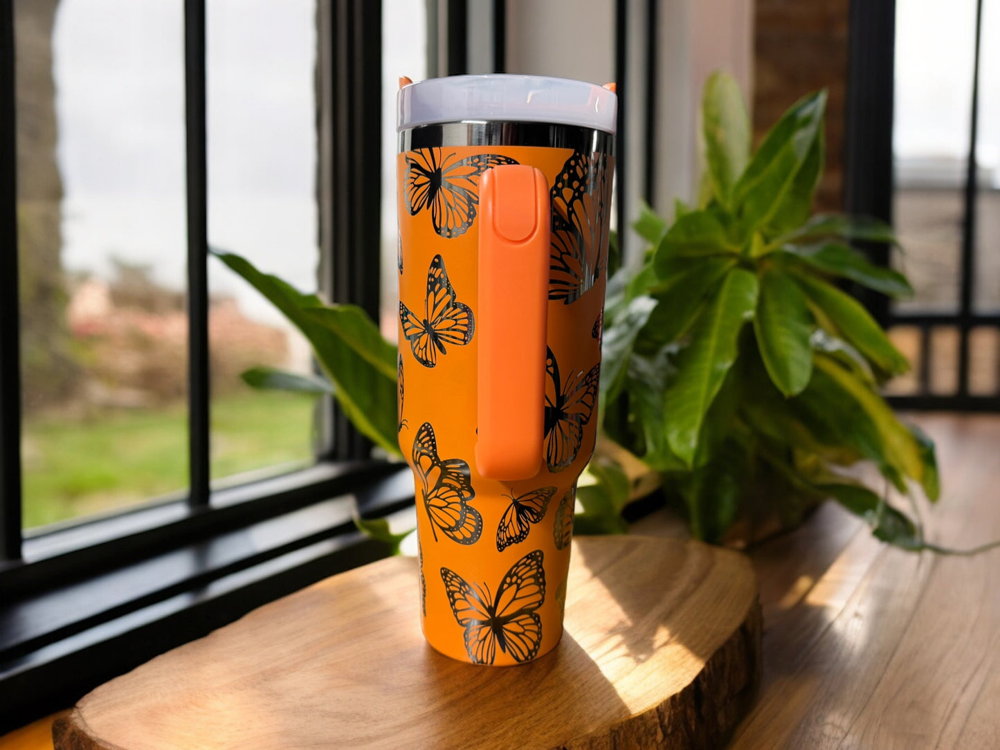 40oz Monarch Butterfly Tumbler
