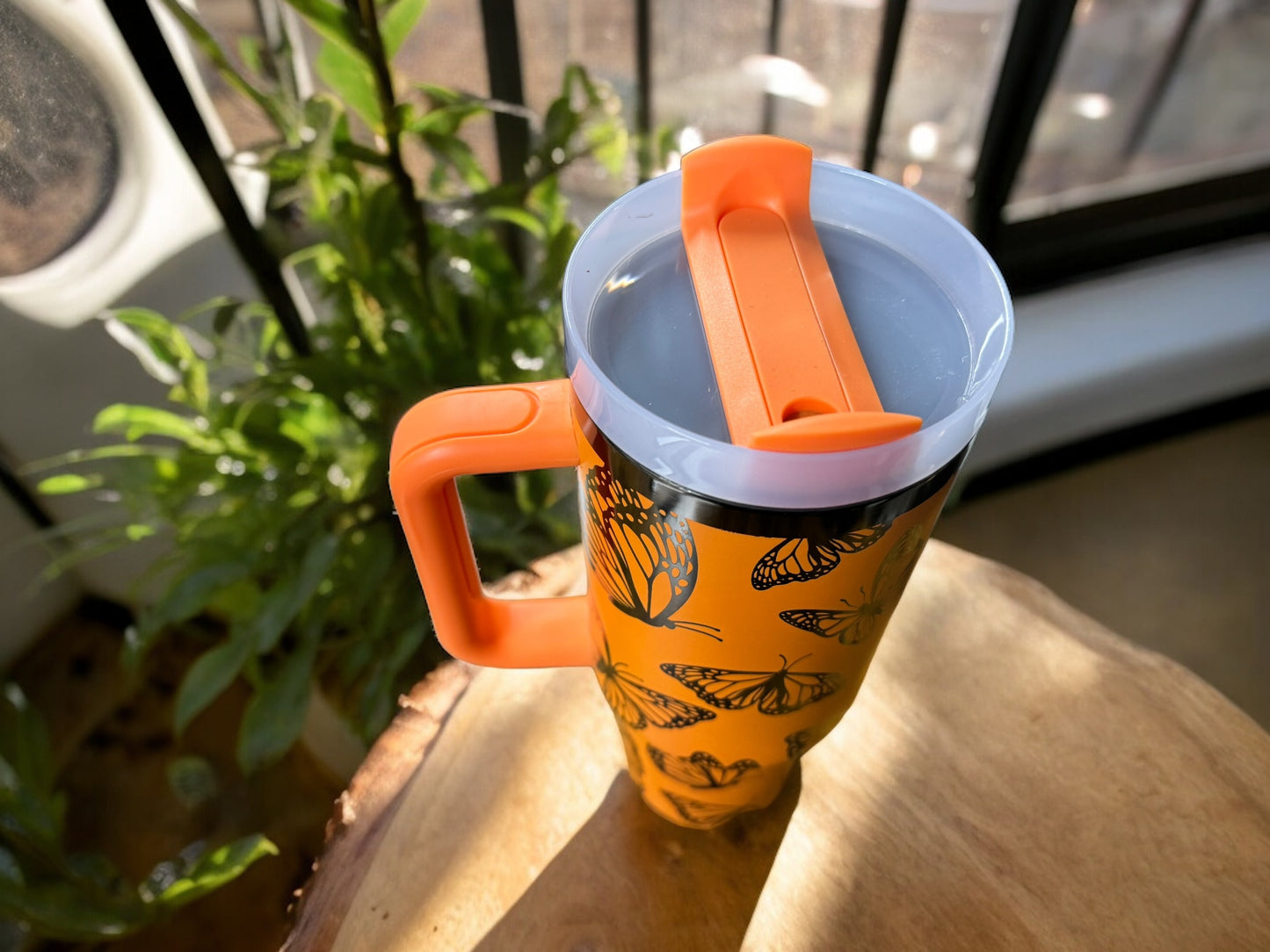 40oz Monarch Butterfly Tumbler