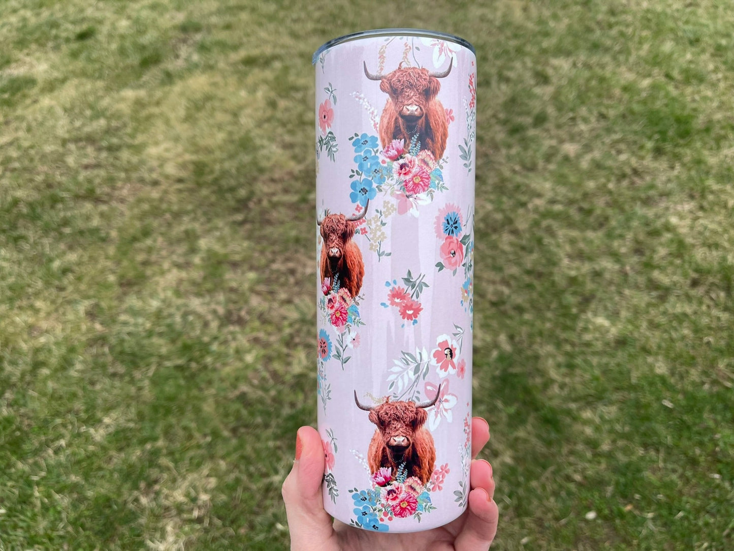20oz Highland Cow tumbler