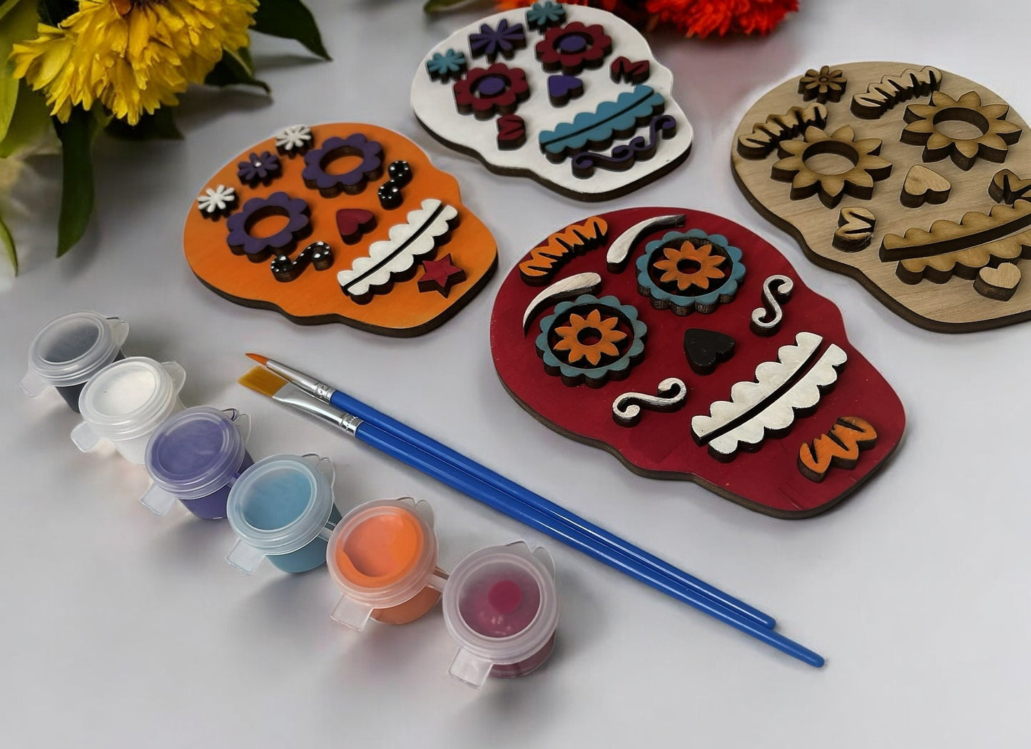 Dia De Los Muertos Sugar Skull Paint kit
