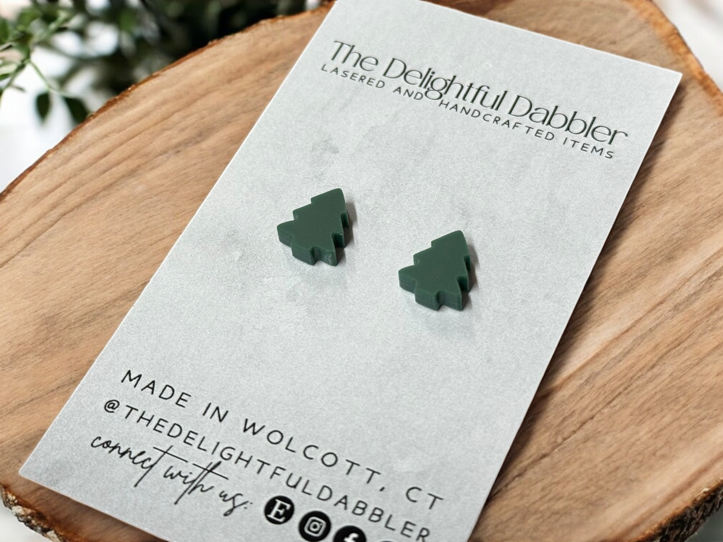Christmas Tree Stud Earring Collection