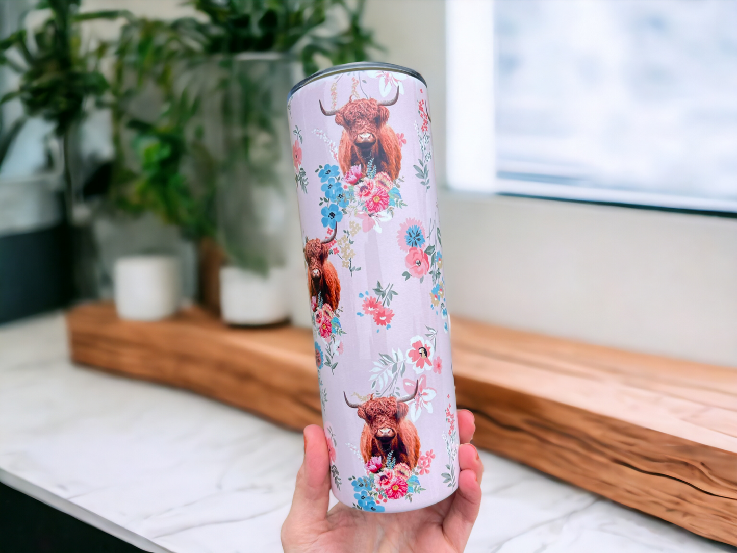 20oz Highland Cow tumbler