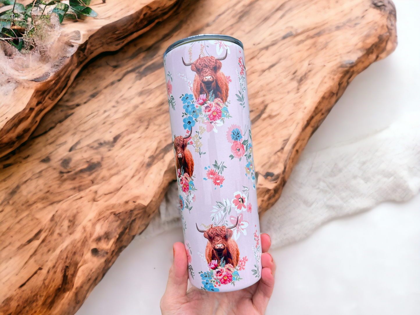 20oz Highland Cow tumbler