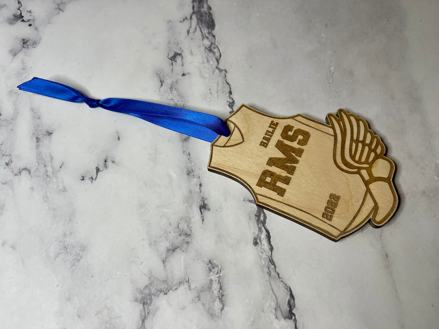 Personalized Track Runner Ornament